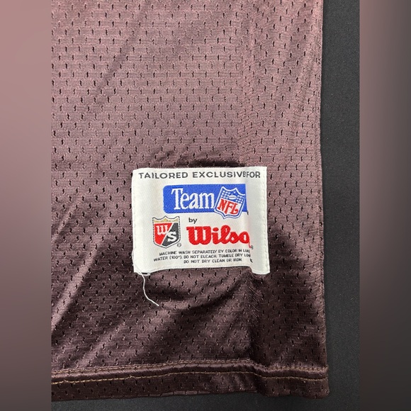 Vintage 90s Eric Turner Cleveland Browns Wilson Jersey #29 Men’s L Made In USA - Picture 5 of 6